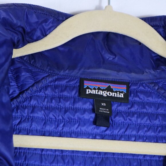 Patagonia Vosque 3 In 1 Parka Puffer Coat Womens XS Blue Long Winter - Picture 5 of 14